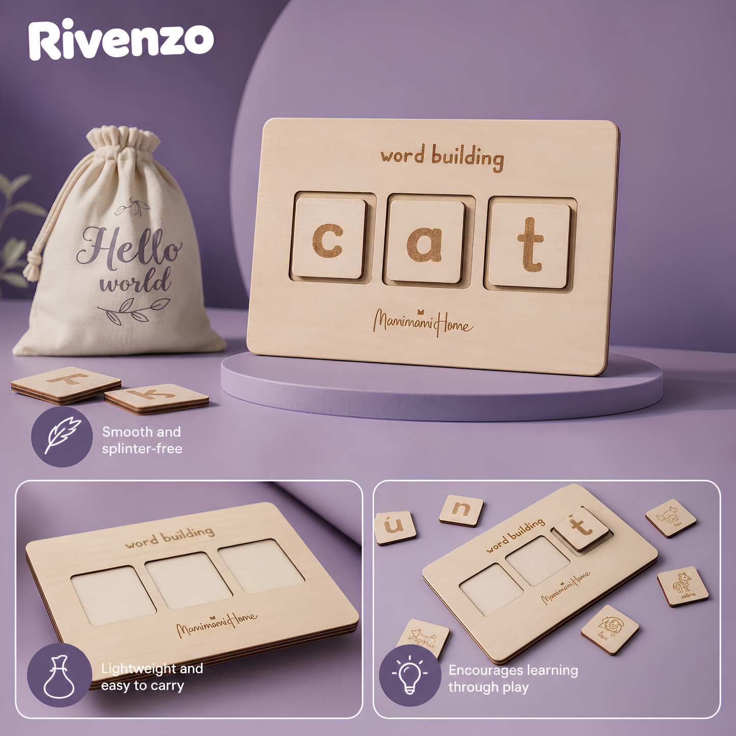 Montessori English Word Board