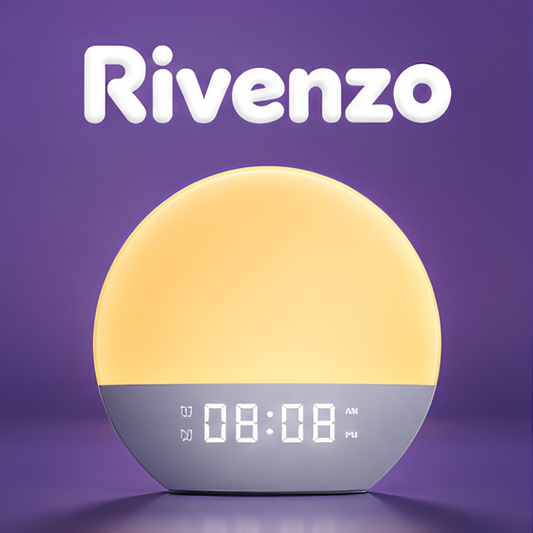 Rivenzo® Sunrise Wake & Sleep Alarm Clock