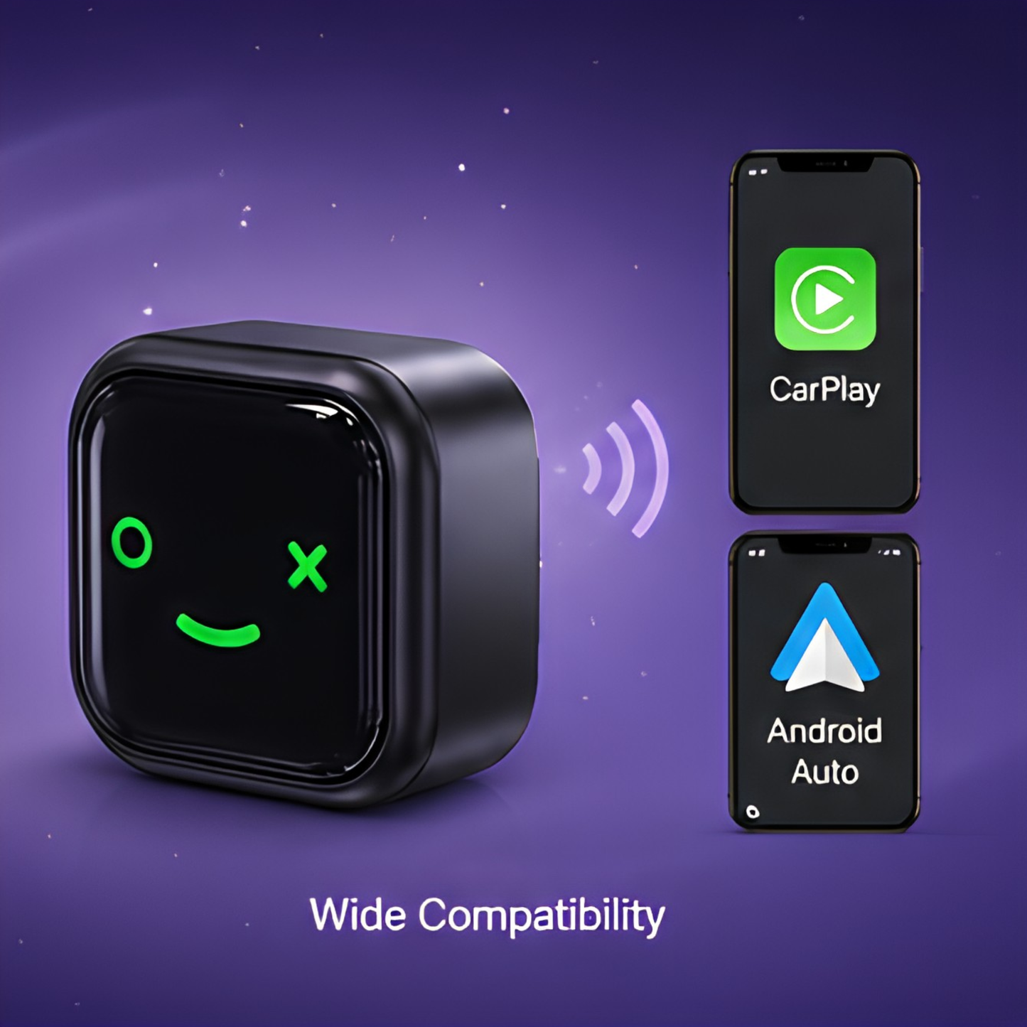 Rivenzo™ Wireless CarPlay & Android Auto Adapter