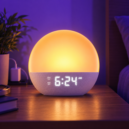 Rivenzo® Sunrise Wake & Sleep Alarm Clock